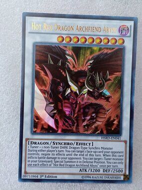 Hot Red Dragon Archfiend Abyss - HSRD-EN041 - Ultra Rare - 1st Edition - NM/VLP